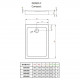 Поддон для душа Radaway Doros F 140x80 прямоугольный, низкий