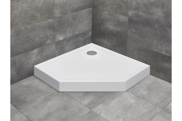 Поддон для душа Radaway Doros PT Compact 80x80 пятиугольный, низкий