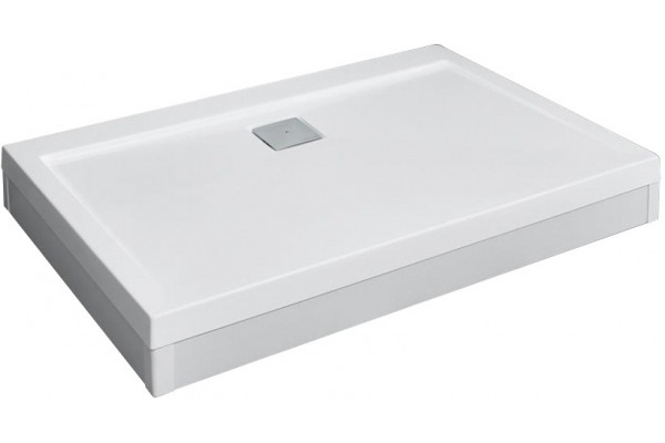 Поддон для душа Radaway Argos D 100x80, с экраном, прямоугольный, низкий