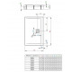 Поддон для душа Radaway Argos D 120x90 прямоугольный, низкий