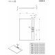 Поддон для душа Radaway Giaros D 90x80 прямоугольный, низкий