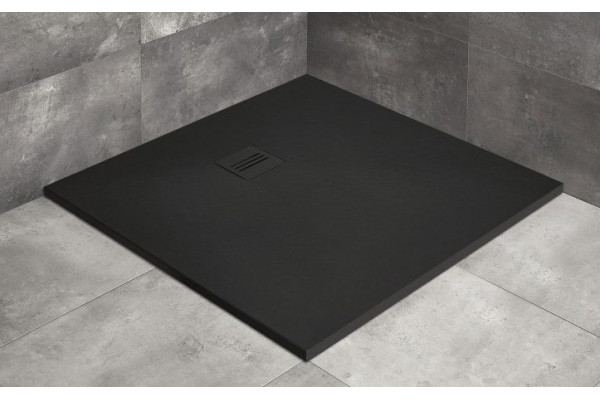 Поддон для душа Radaway Kyntos C 90x90, black, квадратный, низкий