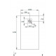 Поддон для душа Radaway Kyntos F 120x100, white, прямоугольный, низкий