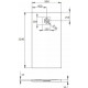 Поддон для душа Radaway Kyntos F 120x90, black, прямоугольный, низкий
