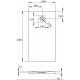 Поддон для душа Radaway Kyntos F 140x100, white, прямоугольный, низкий