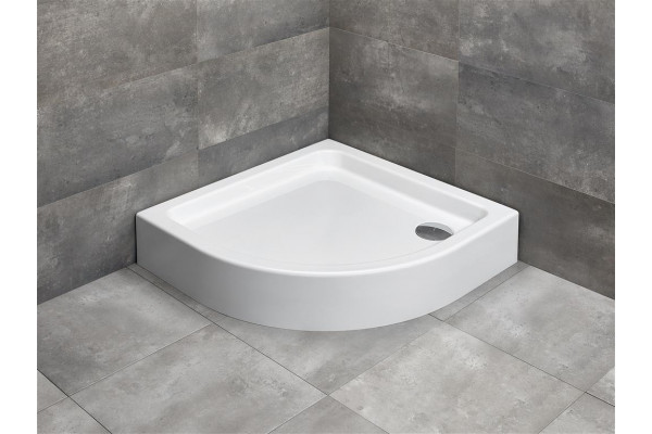 Поддон для душа Radaway Laros A Compact 85x85 четверть круга, средний