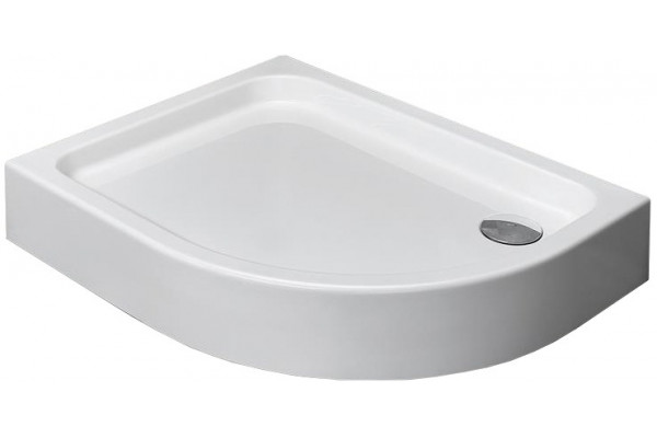 Поддон для душа Radaway Laros E Compact 100x80, L, прямоугольный-асимметричный, средний