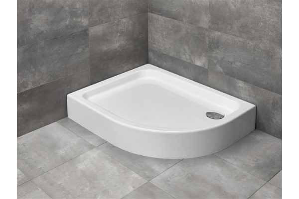 Поддон для душа Radaway Laros E Compact 100x80, L, прямоугольный-асимметричный, средний
