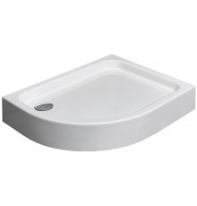 Поддон для душа Radaway Laros E Compact 100x80, R, прямоугольный-асимметричный, средний