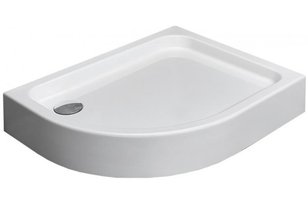 Поддон для душа Radaway Laros E Compact 100x80, R, прямоугольный-асимметричный, средний
