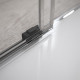 Шторка на ванну Radaway Idea Black PN DWD 150 раздвижная, стекло прозрачное