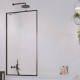 Шторка на ванну Radaway Idea Black PNJ II Frame 60 стекло прозрачное, профиль черный