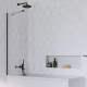 Шторка на ванну Radaway Idea Black PNJ II 90 стекло прозрачное, профиль черный