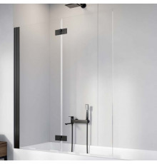Шторка на ванну Radaway Nes Black PND I 140 L стекло прозрачное, профиль черный