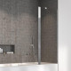 Шторка на ванну Radaway Nes PND II 120 R распашная, стекло прозрачное