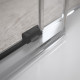Шторка на ванну Radaway Idea Black PN DWJ 150 L раздвижная, стекло прозрачное