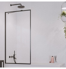 Шторка на ванну Radaway Idea Black PNJ II Frame 100 стекло прозрачное, профиль черный