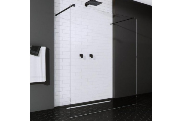 Душевая перегородка Radaway Modo New Black I 140x200 стекло прозрачное, профиль черный