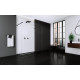 Душевая перегородка Radaway Modo New Black I 150x200 стекло прозрачное, профиль черный