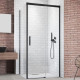 Душевой уголок Radaway Idea Black KDJ 100x100 R двери раздвижные, стекло прозрачное