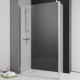 Душевая перегородка Radaway EOS II Walk-in 100x200 L двери распашные, стекло прозрачное