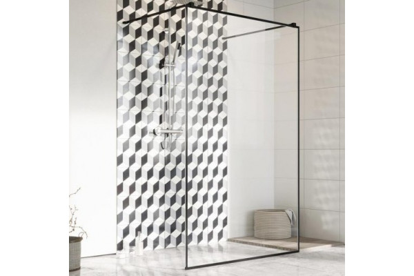 Душевая перегородка Radaway Modo New Black I Frame 120x200 стекло прозрачное, профиль черный