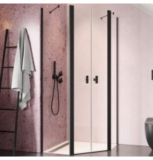 Душевой уголок Radaway Nes Black PTD 90x90 двери распашные, стекло прозрачное