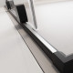 Шторка на ванну Radaway Furo Black PND II 170 L раздвижная, стекло прозрачное