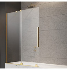 Шторка на ванну Radaway Furo Gold PND II 150 L раздвижная, стекло прозрачное