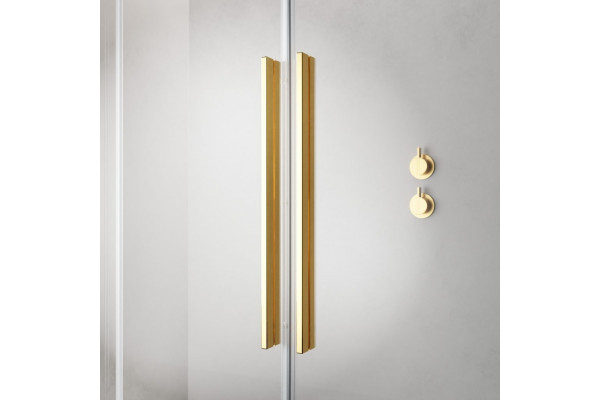 Шторка на ванну Radaway Furo Gold PND II 150 L раздвижная, стекло прозрачное