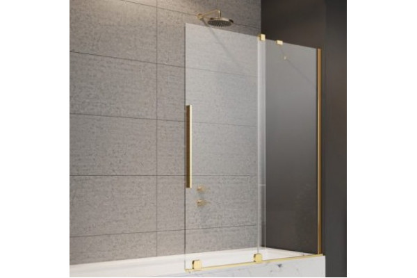 Шторка на ванну Radaway Furo Gold PND II 180 R раздвижная, стекло прозрачное