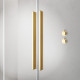 Шторка на ванну Radaway Furo Gold PND II 180 R раздвижная, стекло прозрачное