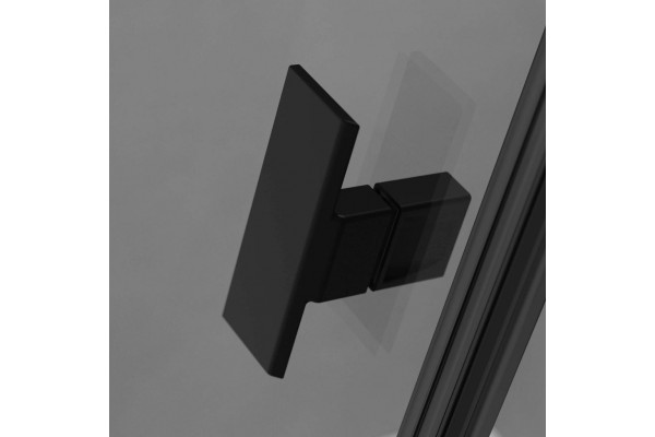Душевой уголок Radaway Nes Black PTJ 100x100, L, двери распашные, стекло прозрачное