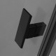 Душевой уголок Radaway Nes Black PTJ 100x100, L, двери распашные, стекло прозрачное