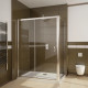 Душевой уголок Radaway Premium Plus DWJ+S 150x75 прозрачное стекло прямоугольный, двери раздвижные