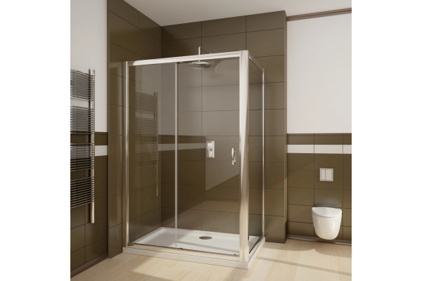 Душевой уголок Radaway Premium Plus DWJ+S 130x75 прозрачное стекло прямоугольный, двери раздвижные