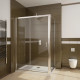 Душевой уголок Radaway Premium Plus DWJ+S 130x75 прозрачное стекло прямоугольный, двери раздвижные