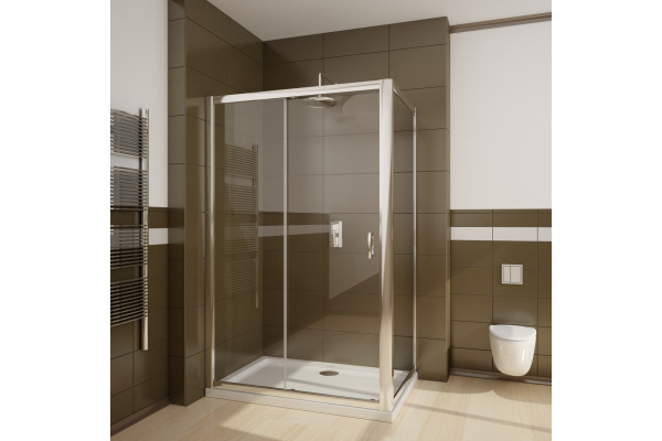 Душевой уголок Radaway Premium Plus DWJ+S 110x75 прозрачное стекло прямоугольный, двери раздвижные