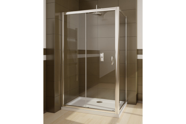 Душевой уголок Radaway Premium Plus DWJ+S 100x75 прозрачное стекло прямоугольный, двери раздвижные