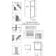 Душевой уголок Radaway Nes Black KDJ I 90x80 R прямоугольный, двери распашные