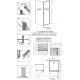 Душевой уголок Radaway Nes KDJ I 90x80 R прямоугольный, двери распашные