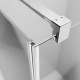 Душевой уголок Radaway Nes KDJ B 80x90 L прямоугольный, стекло прозрачное