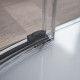 Душевой уголок Radaway Idea Black PDD 100х100 четверть круга, двери раздвижные
