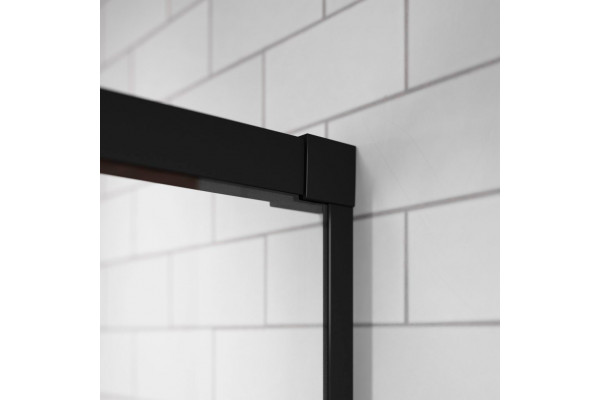 Душевой уголок Radaway Idea Black PDD 100х100 четверть круга, двери раздвижные