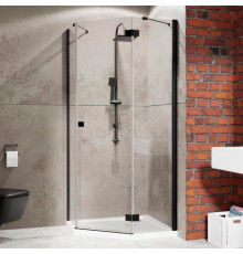 Душевой уголок Radaway Essenza New Black PTJ 90х100 R двери распашные, стекло прозрачное