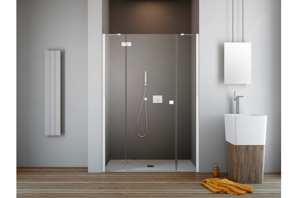Душевая дверь в нишу Radaway Essenza New DWJS 110 L распашная, стекло прозрачное