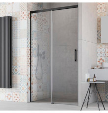 Душевая дверь в нишу Radaway Idea Black DWJ 110 L раздвижная, стекло прозрачное