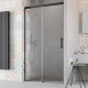Душевая дверь в нишу Radaway Idea Black DWJ 100 L раздвижная, стекло прозрачное