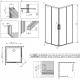 Душевой уголок Radaway Idea Black KDD 90x90 квадратный, двери раздвижные
