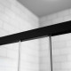 Душевой уголок Radaway Idea Black KDD 90x90 квадратный, двери раздвижные